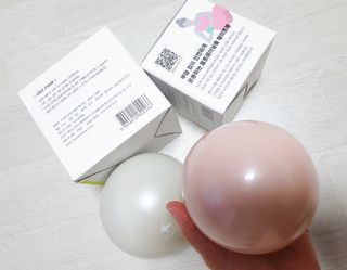 트라택 쿠셔닝 웨이트볼 0.5kg + 1kg SET — 5점을 준 리뷰어가 2022년 6월 올린 사용 사진