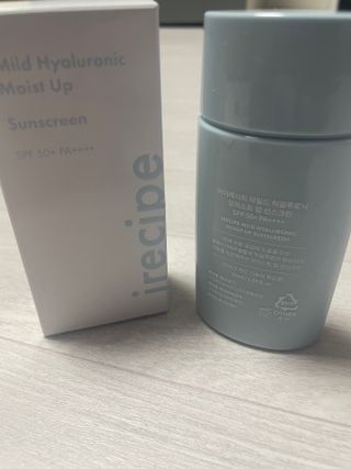 아이레시피 마일드 히알루로닉 모이스트 업 선스크린 SPF50+ PA++++ — 5점을 준 리뷰어가 2023년 5월 올린 사용 사진