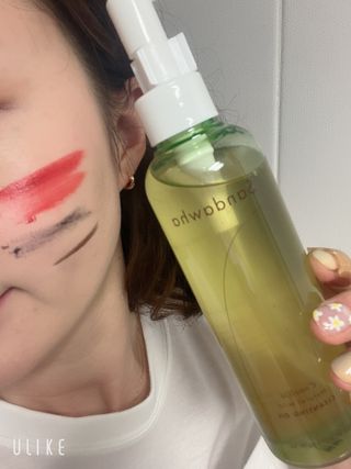 스킨큐어 산다화 순한 클렌징 동백 오일 200ml — 5점을 준 리뷰어가 2023년 4월 올린 사용 사진