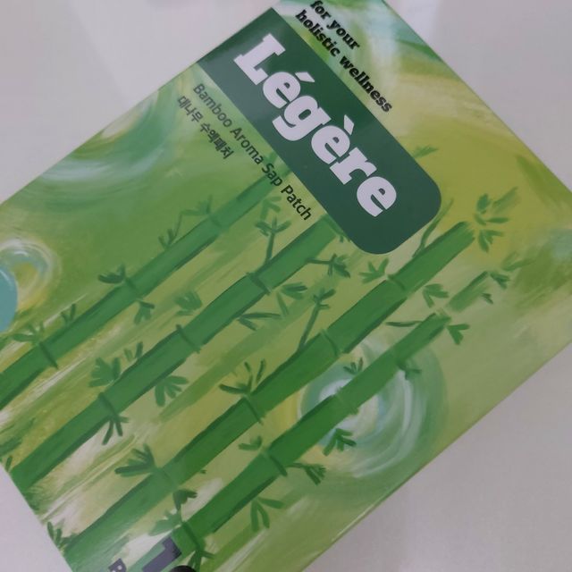 [레제르] 아로마 수액패치 발패치 10매입 대나무향 리뷰 사진