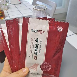 힘내라김홍삼 홍삼활력진 50ml x 5포 — 5점을 준 리뷰어가 2021년 3월 올린 사용 사진