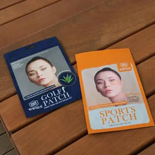 원에이드 알로에사포나리아 투명 골프패치 & 원에이드 하이드로겔 스포츠패치 — 5점을 준 리뷰어가 2022년 8월 올린 사용 사진
