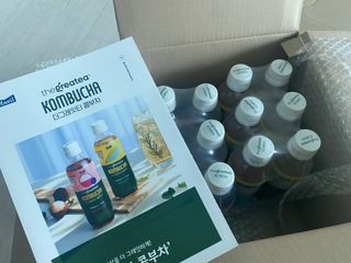 더그레잇티 콤부차 300ml *12개입 (오리지널 6개+베리리치 6개) — 4점을 준 리뷰어가 2022년 7월 올린 사용 사진