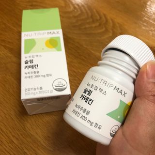 뉴트립맥스(NUTRIPMAX) 뉴트립맥스 슬림 카테킨 700mg 30정 1개월분 — 4.5점을 준 리뷰어가 2021년 7월 올린 사용 사진
