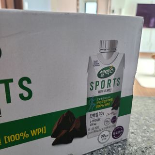 셀렉스스포츠 셀렉스 스포츠 웨이 프로틴 초콜릿 _ 330ml x 12팩 — 4점을 준 리뷰어가 2021년 3월 올린 사용 사진
