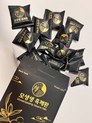 원더라이프 모생생흑깨환 — 5점을 준 리뷰어가 2022년 6월 올린 사용 사진