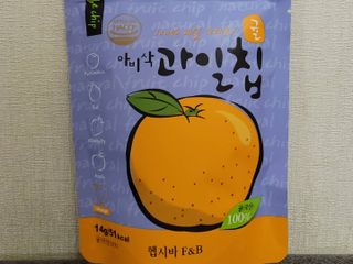 아비삭과일칩 5종 /딸기,사과,배,귤,무화과 5종 — 3점을 준 리뷰어가 2021년 3월 올린 사용 사진