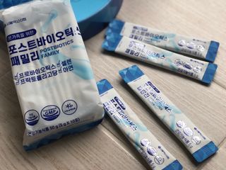 서울약사신협_포스트바이오틱스패밀리_5g x 100포 — 5점을 준 리뷰어가 2021년 3월 올린 사용 사진