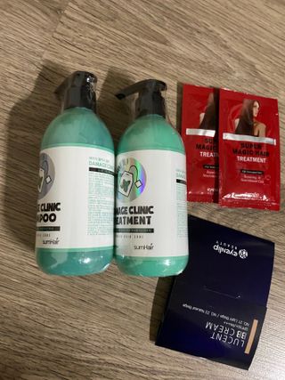 썸헤어 / SUMHAIR 썸헤어 데미지 클리닉 샴푸+트리트먼트 네롤리&민트티 — 5점을 준 리뷰어가 2021년 6월 올린 사용 사진
