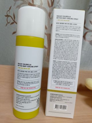 달리프 클로렐라 베러 루트 쿨링 스프레이 100ml — 4점을 준 리뷰어가 2021년 3월 올린 사용 사진