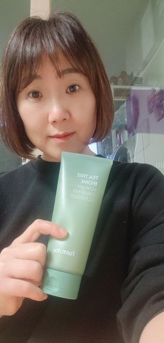 [팜스테이] 티트리 바이옴 로우 피에이치 카밍 클렌저 — 5점을 준 리뷰어가 2022년 12월 올린 사용 사진