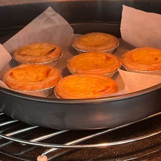 디앙뜨 포르투갈 에그타르트 오리지널 맛+패션후르츠+초콜릿타르트 맛 중 택1 — 5점을 준 리뷰어가 2021년 8월 올린 사용 사진