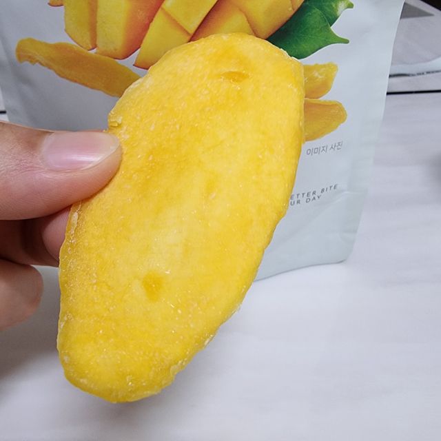 쫀득한 망고말랭이 5입 기획상품 리뷰 사진