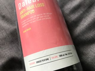 달리프 진저 베러 퍼퓸 탈모 완화 샴푸 1000ml 향 3종 — 5점을 준 리뷰어가 2021년 2월 올린 사용 사진