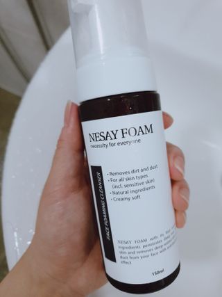 NESAY 네세이 크림 폼클렌져 포맨 150mL 남자폼클렌져 — 4.5점을 준 리뷰어가 2021년 4월 올린 사용 사진