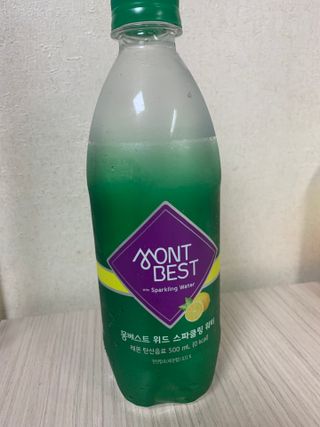 몽베스트 Montbest with Sparkling water Lemon OR Lime 20병(랜덤) — 5점을 준 리뷰어가 2022년 9월 올린 사용 사진