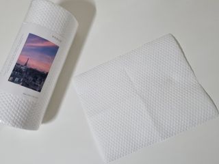 부직포나라 중금속유해물질ZERO 뜯어쓰는 주방 일회용수세미 60매 2매 — 5점을 준 리뷰어가 2022년 11월 올린 사용 사진