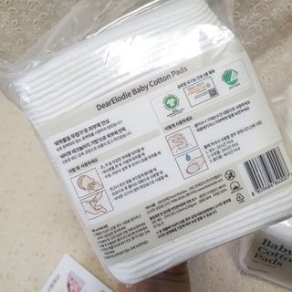 디어엘로디 프리미엄 유기농 유아 솜티슈 40매 3Pack +60매 1Pack 혼합형 — 5점을 준 리뷰어가 2021년 4월 올린 사용 사진
