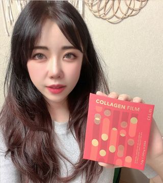 프리마인 귀족의 콜라겐, 92배 흡수율. 럭셔리 프리미엄 CH.V콜라겐필름 30매 — 5점을 준 리뷰어가 2022년 4월 올린 사용 사진