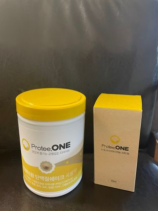 프로티원 단백질쉐이크 곡물맛 2주분 1통+보틀 — 5점을 준 리뷰어가 2021년 4월 올린 사용 사진