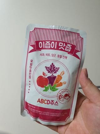 본황칠 이즙이 맛즙 ABC주스 30EA — 5점을 준 리뷰어가 2022년 8월 올린 사용 사진