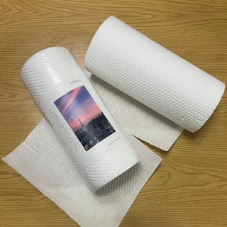 부직포나라 중금속유해물질ZERO 뜯어쓰는 주방 일회용수세미 60매 2매 — 4점을 준 리뷰어가 2022년 10월 올린 사용 사진
