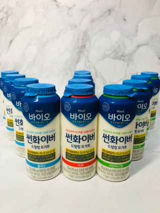 LIVE 매일바이오 썬화이버 드링킹 요거트 — 5점을 준 리뷰어가 2022년 8월 올린 사용 사진