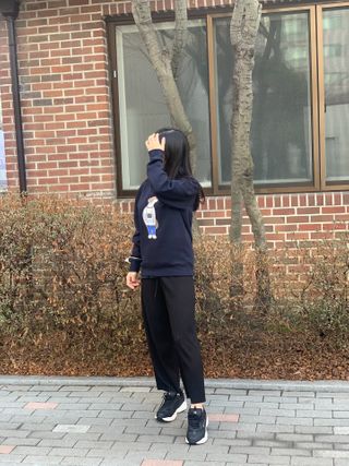 풋테크 지압신발 풋테크 건강 지압 운동화 FT20 — 5점을 준 리뷰어가 2021년 2월 올린 사용 사진