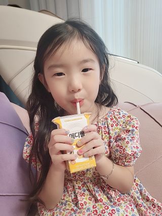 메디웰 페디아드링크 미니 바나나맛 — 5점을 준 리뷰어가 2022년 8월 올린 사용 사진