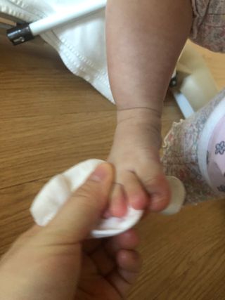 디어엘로디 프리미엄 유기농 베이비 솜티슈 40매 3 + 1 PACK — 5점을 준 리뷰어가 2021년 3월 올린 사용 사진