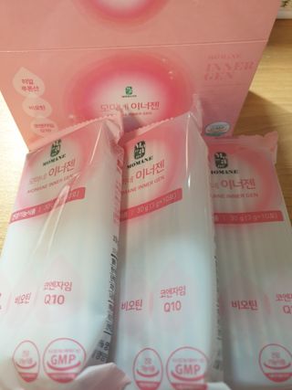[모마네] 이너뷰티 히알루론산 비오틴 코큐텐 저분자피쉬콜라겐 - 3 g 30포 ★석류맛 — 5점을 준 리뷰어가 2021년 12월 올린 사용 사진