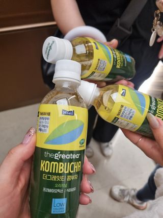 더그레잇티 콤부차 [매일유업] 더그레잇티 44kcal 콤부차 300ml *12개입 (오리지널 6개+베리리치 6개) — 4점을 준 리뷰어가 2023년 8월 올린 사용 사진