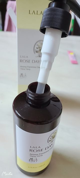 라라로즈데이 시즌2 여성청결제 200ml 아로마 페미민 클렌저, 독일더마인증 — 5점을 준 리뷰어가 2021년 9월 올린 사용 사진