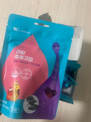푸름웰니스 라바 쑥쑥구미 36g — 5점을 준 리뷰어가 2022년 2월 올린 사용 사진