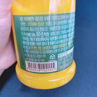 탐라원 제주의 맛, 몬딱주스 4종세트 - 한라봉몬딱주스, 천혜향몬딱주스, 청귤에이드, 당근몬딱주스 — 4점을 준 리뷰어가 2021년 8월 올린 사용 사진