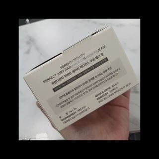 세렌디뷰티 퍼펙트 에어리 래디언스 쿠션 — 5점을 준 리뷰어가 2022년 1월 올린 사용 사진