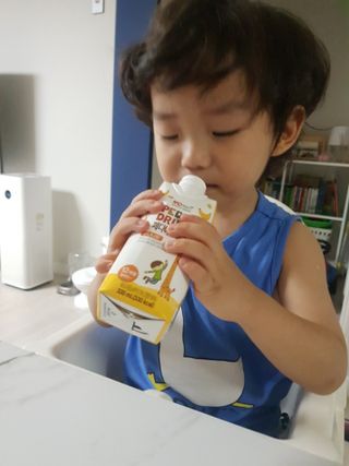 메디웰 페디아드링크 미니 바나나맛 — 5점을 준 리뷰어가 2021년 7월 올린 사용 사진