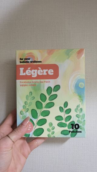 [레제르] 아로마 수액패치 발패치 10매입 - 라벤더향/유칼립투스향/대나무향 — 5점을 준 리뷰어가 2022년 2월 올린 사용 사진