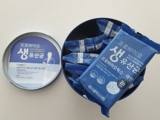 서울약사신협_프로바이오생유산균_2.5G x 100포 — 5점을 준 리뷰어가 2021년 2월 올린 사용 사진