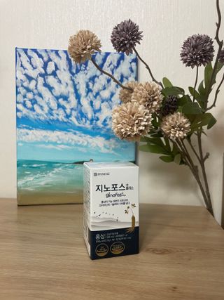 프리마인 홍삼의 강력한 에너지, 이제는 흡수율을 높인 최첨단 캡슐로 간편하게 초고속 충전하세요. — 5점을 준 리뷰어가 2022년 12월 올린 사용 사진
