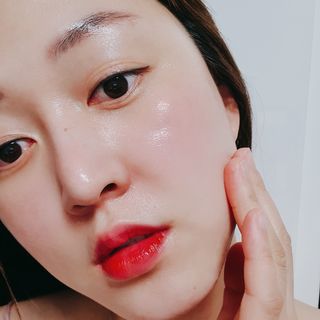 김정문알로에 큐어 큐어 맥시 알로에베라 겔 크림 — 5점을 준 리뷰어가 2021년 3월 올린 사용 사진