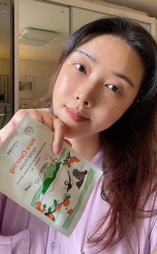 세뚜아(Cettua) [세뚜아] 포어 클리어링 마스크 Cettua Pore Clearing facial mask 5매 — 5점을 준 리뷰어가 2024년 3월 올린 사용 사진