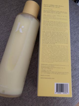 키노닉스 포텐틸라 카밍 크림 토너 — 3.5점을 준 리뷰어가 2021년 10월 올린 사용 사진