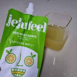 JEJUFEEL 풋풋한 제주담은 청귤에이드 — 4.5점을 준 리뷰어가 2022년 9월 올린 사용 사진