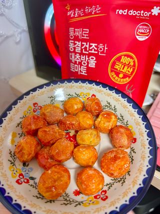 레드닥터 통째로 동결건조한 대추방울토마토 20g * 4봉 — 5점을 준 리뷰어가 2022년 11월 올린 사용 사진