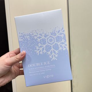 비프리코스메틱 더블아이스진정마스크팩 5매 — 5점을 준 리뷰어가 2023년 3월 올린 사용 사진