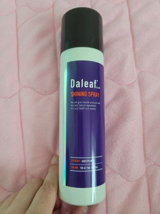 달리프 글램 샤이닝 스프레이 150ml — 5점을 준 리뷰어가 2021년 1월 올린 사용 사진