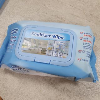 햅스 세균없는 주방 대형 2팩, HAPS sanitizer wipe — 5점을 준 리뷰어가 2021년 12월 올린 사용 사진