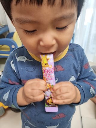 다나음 180도 칼슘젤리+아연면역젤리 — 5점을 준 리뷰어가 2022년 1월 올린 사용 사진