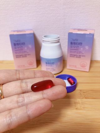 건강상점 그날의 힐링타민 포우먼 — 5점을 준 리뷰어가 2022년 10월 올린 사용 사진